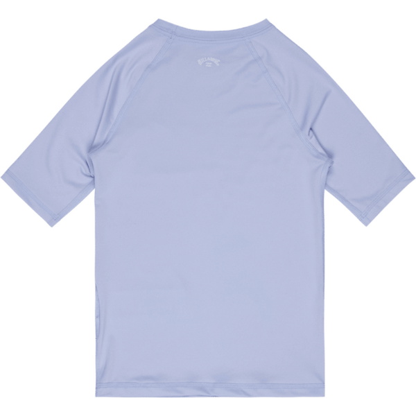 2026 Billabong Junior Surf Dayz Short Sleeve Rash Vest EBGWR03004 - Twilight Blue
